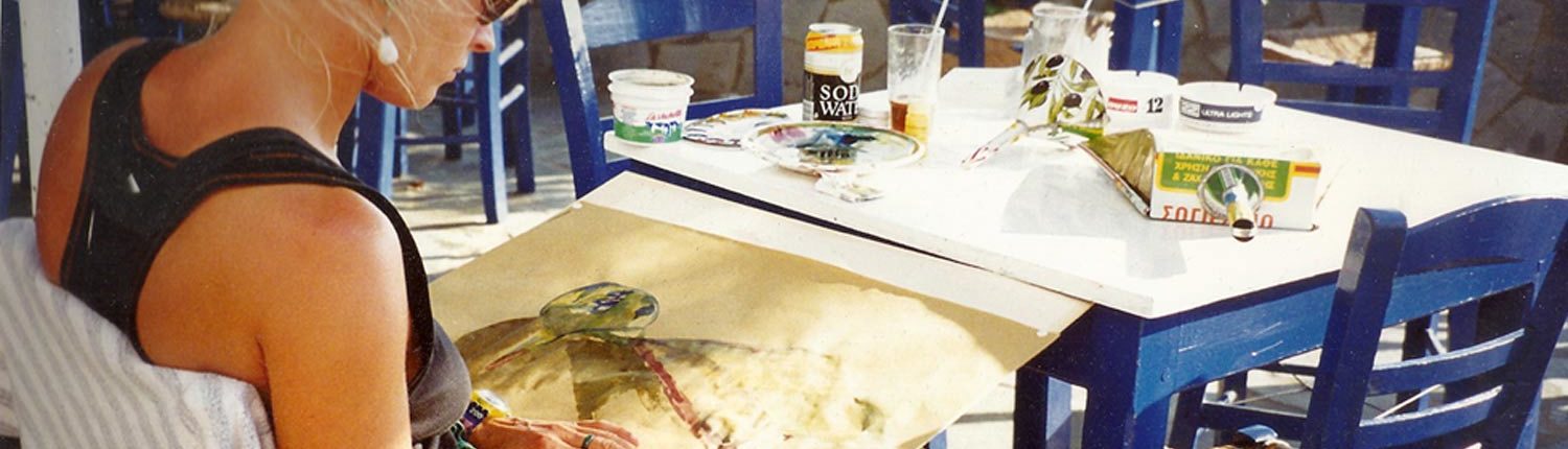 Griechenland Malreise Hamburg mit brasch-kunstkurse